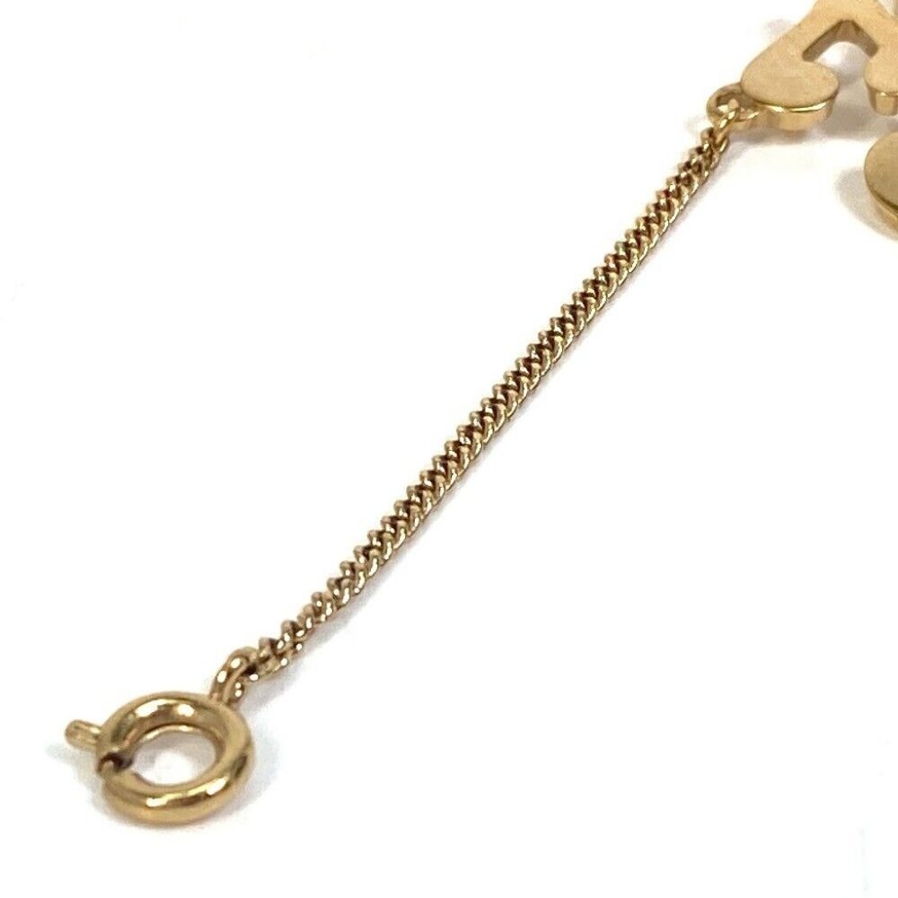 AUTHENTIC FENDI Accessories logo Bracelet Metal Gold - Picture 9 of 10